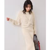 ねじりショートトップス付きロングニットワンピース/イージーケア | VIS | 詳細画像29