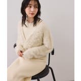 ねじりショートトップス付きロングニットワンピース/イージーケア | VIS | 詳細画像30