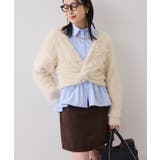 ねじりショートトップス付きロングニットワンピース/イージーケア | VIS | 詳細画像33