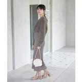 ねじりショートトップス付きロングニットワンピース/イージーケア | VIS | 詳細画像4