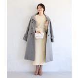 ねじりショートトップス付きロングニットワンピース/イージーケア | VIS | 詳細画像46