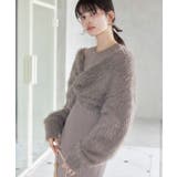 ねじりショートトップス付きロングニットワンピース/イージーケア | VIS | 詳細画像5