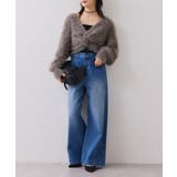 ねじりショートトップス付きロングニットワンピース/イージーケア | VIS | 詳細画像9