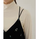 前後2WAYカラー刺繍ベロアキャミワンピース | VIS | 詳細画像28
