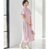 【WEB限定】【結婚式にも】ウエストタックフレアワンピース | VIS  | 詳細画像1 