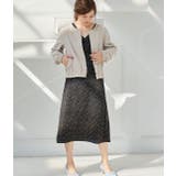 【WEB限定】ドット袖口リボンナローワンピース | VIS  | 詳細画像12 