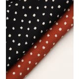 【WEB限定】ドット袖口リボンナローワンピース | VIS  | 詳細画像20 