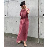 【WEB限定】ウエストリボンギャザーワンピース | VIS  | 詳細画像16 