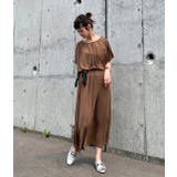 【WEB限定】ウエストリボンギャザーワンピース | VIS  | 詳細画像21 