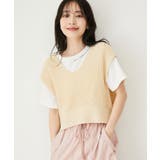 【選べる着丈・マルチWAY】ニットベスト付きワンピース【洗える】 | VIS  | 詳細画像34 