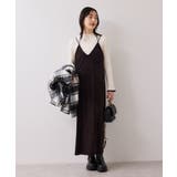 刺繍アソートベロアキャミワンピース/2WAY | VIS | 詳細画像1