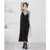 刺繍アソートベロアキャミワンピース/2WAY | VIS | 詳細画像17