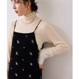 刺繍アソートベロアキャミワンピース/2WAY | VIS | 詳細画像24