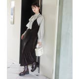 刺繍アソートベロアキャミワンピース/2WAY | VIS | 詳細画像9