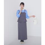 ウーリッシュ ペプラム切替キャミワンピース | VIS  | 詳細画像10 