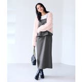 ウーリッシュ ペプラム切替キャミワンピース | VIS  | 詳細画像15 