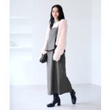 ウーリッシュ ペプラム切替キャミワンピース | VIS  | 詳細画像16 