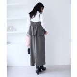 ウーリッシュ ペプラム切替キャミワンピース | VIS  | 詳細画像19 