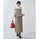 ウーリッシュ ペプラム切替キャミワンピース | VIS  | 詳細画像2 