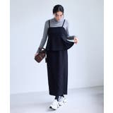 ウーリッシュ ペプラム切替キャミワンピース | VIS  | 詳細画像20 