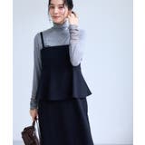 ウーリッシュ ペプラム切替キャミワンピース | VIS  | 詳細画像22 