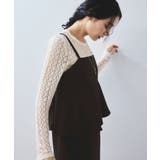 ウーリッシュ ペプラム切替キャミワンピース | VIS  | 詳細画像27 