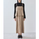 ウーリッシュ ペプラム切替キャミワンピース | VIS  | 詳細画像29 