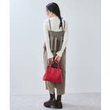 ウーリッシュ ペプラム切替キャミワンピース | VIS  | 詳細画像3 