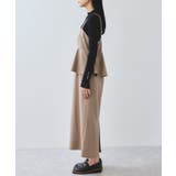 ウーリッシュ ペプラム切替キャミワンピース | VIS  | 詳細画像30 