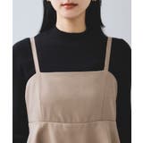 ウーリッシュ ペプラム切替キャミワンピース | VIS  | 詳細画像32 