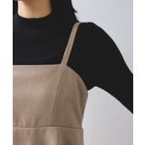 ウーリッシュ ペプラム切替キャミワンピース | VIS  | 詳細画像33 