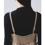 ウーリッシュ ペプラム切替キャミワンピース | VIS  | 詳細画像37 