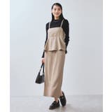 ウーリッシュ ペプラム切替キャミワンピース | VIS  | 詳細画像6 