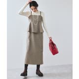 ベージュ系(29) | ウーリッシュ ペプラム切替キャミワンピース | VIS 