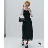 BREAKFAST AT TIFFANY ニットドッキングロングワンピース | VIS  | 詳細画像3 