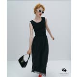 BREAKFAST AT TIFFANY ニットドッキングロングワンピース | VIS  | 詳細画像4 