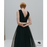 BREAKFAST AT TIFFANY ニットドッキングロングワンピース | VIS  | 詳細画像5 