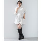 【POLO BCS】VIS別注ウエストタックフレアワンピース/WEB限定 | VIS | 詳細画像18