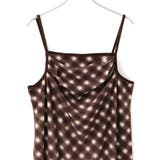 【MARY QUANT×VIS】チェックベロアドレープキャミワンピース | VIS | 詳細画像12