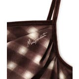 【MARY QUANT×VIS】チェックベロアドレープキャミワンピース | VIS | 詳細画像14