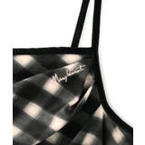 【MARY QUANT×VIS】チェックベロアドレープキャミワンピース | VIS | 詳細画像20