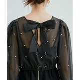 【Lady】【VIS dress】パールブラウスジャガードワンピースセット | VIS  | 詳細画像22 