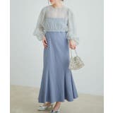 【Lady】【VIS dress】パールブラウスジャガードワンピースセット | VIS  | 詳細画像5 