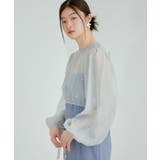 【Lady】【VIS dress】パールブラウスジャガードワンピースセット | VIS  | 詳細画像6 