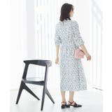 【一部店舗/WEB限定】【洗える】ハイネックフリルフラワープリントワンピース | VIS | 詳細画像11
