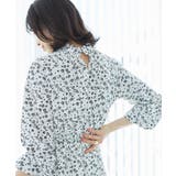 【一部店舗/WEB限定】【洗える】ハイネックフリルフラワープリントワンピース | VIS | 詳細画像14