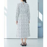 【一部店舗/WEB限定】【洗える】ハイネックフリルフラワープリントワンピース | VIS | 詳細画像17