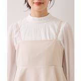 【WEB限定】美easyコンフォートツイルペプラム切替キャミワンピース イージー… | VIS  | 詳細画像20 