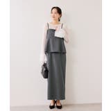 【WEB限定】美easyコンフォートツイルペプラム切替キャミワンピース イージー… | VIS  | 詳細画像7 