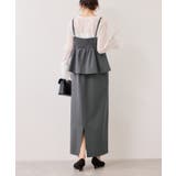 【WEB限定】美easyコンフォートツイルペプラム切替キャミワンピース イージー… | VIS  | 詳細画像8 